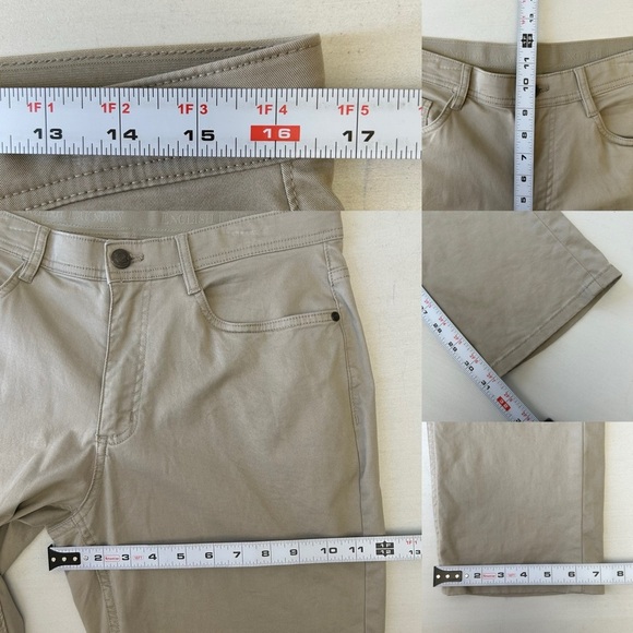 English Laundry Men's Slim Fit 5 Pocket Twill Chino Pants Beige Size 32 - Picture 9 of 14